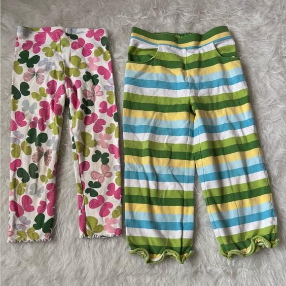 Gymboree Other - Set of 2 Springtime Gymboree Toddler Bottoms - Floral and Striped